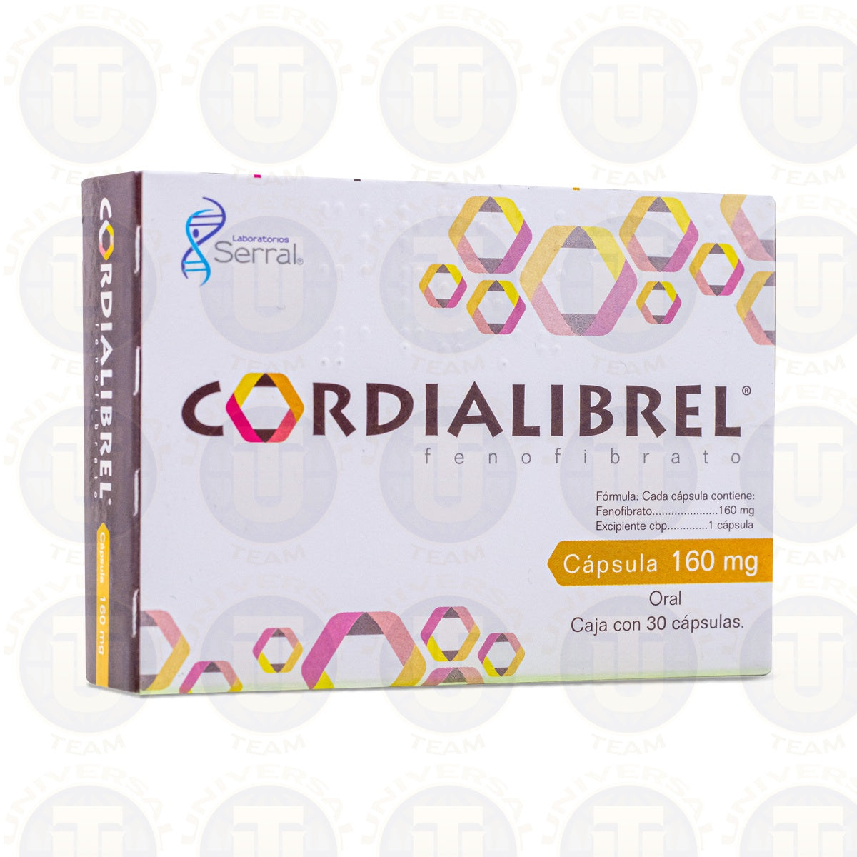 CORDIALIBREL FENOFIBRATO 30 CAPS 160 MG SERRAL