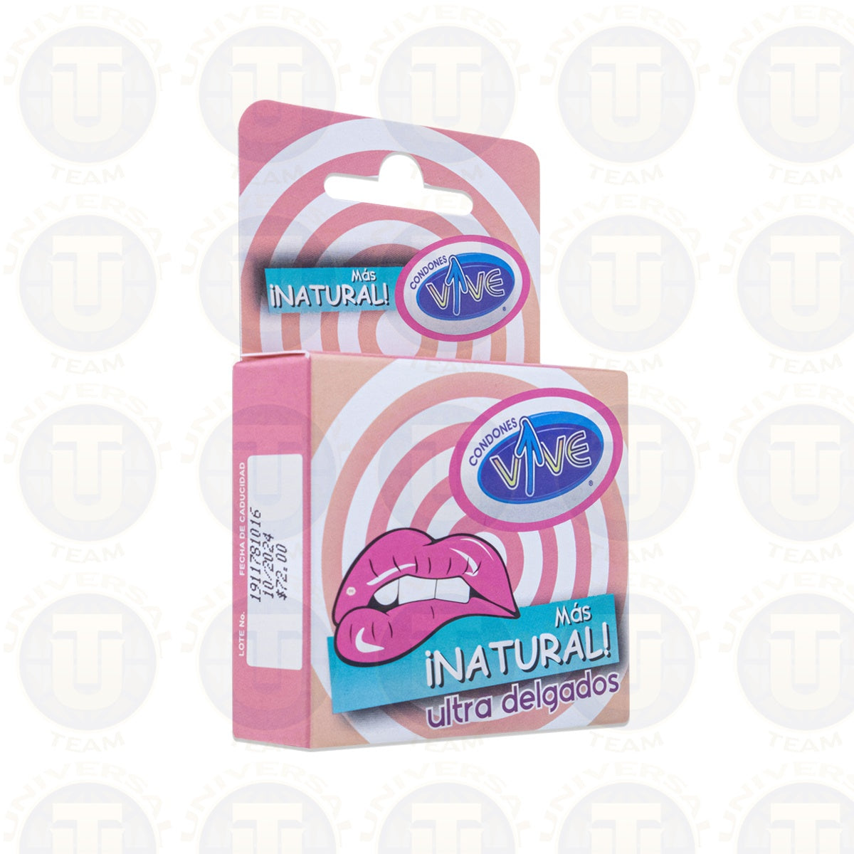 CONDONES VIVE MAS NATURAL, CAJA CON 3 CONDONES, ALLEN