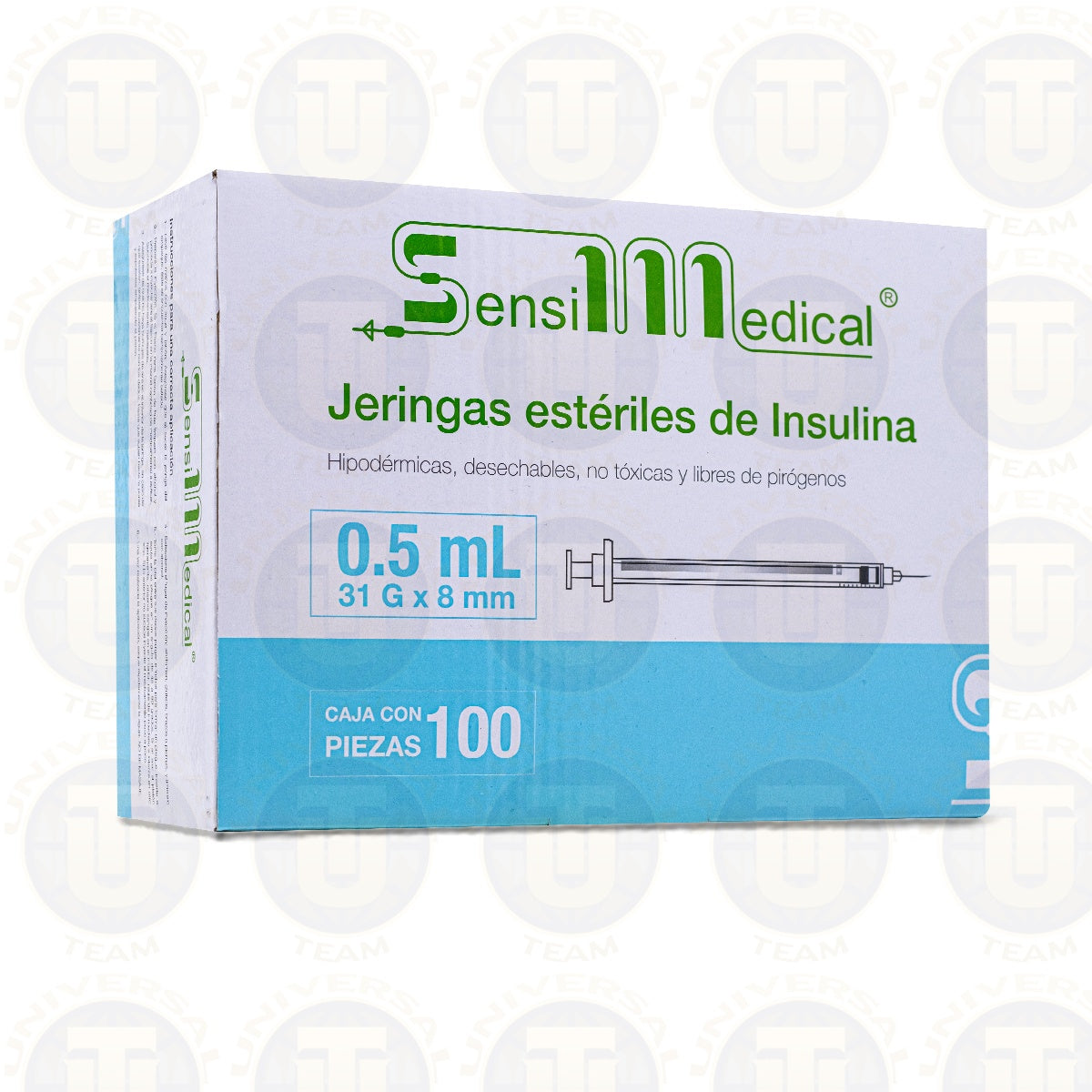 JERINGAS ESTERIL DE INSULINA 0.5 ML 31G X 8MM